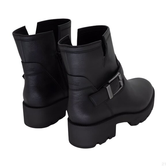 Black Women's Ankle Boots - Picture 2 of 8